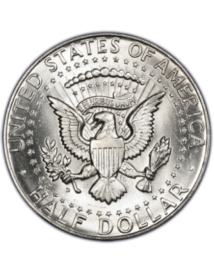 1964 Kennedy Silver Half Dollar BU