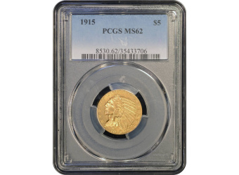$5 Indian MS-62